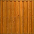 Produktbild: Woodtex Sichtschutzelement WOODTEX Holz Sichtschutzzaun Nadelholz Braun blickdicht braun 180 cm x 4 cm