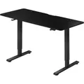 Produktbild: Juskys Schreibtisch Office Stand 140 x 60 cm Schwarz