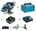 Produktbild: Makita DKP181Z Akku-Hobel 18V DKP181 Hobel mit 1x Akku 5Ah + Ladegerät +Koffer