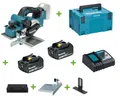 Produktbild: Makita DKP181Z Akku-Hobel 18V DKP181 Hobel mit 2x Akku 3Ah + Ladegerät +Koffer