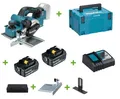 Produktbild: Makita DKP181Z Akku-Hobel 18V DKP181 Hobel mit 2x Akku 5Ah + Ladegerät +Koffer