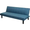 Produktbild: MCW Schlafsofa J17 Schlaffunktion Stoff/Textil 165cm Türkis-Blau
