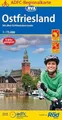 Produktbild: ADFC-Regionalkarte Ostfriesland, 1:75.000, mit Tagestourenvorschlägen, reiß- und wetterfest, E-Bike-geeignet, GPS-Tracks Download: Mit allen ostfriesischen Inseln (ADFC-Regionalkarte 1:75000)