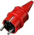 Produktbild: MENNEKES Schuko-Stecker 10837 | 16A 230V | 2-polig + Schutzleiter | IP44 | Kunststoff | gerade | orange