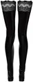 Produktbild: Noir Handmade F135 Powerwetlook Superstar Strümpfe, Größe 3XL