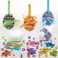 Produktbild: Baker Ross Dekorationssets für Ostereier mit Pailletten - 3er Pack, Osterbasteleien für Kinder (FC498)