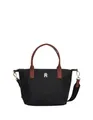Produktbild: Tommy Hilfiger Popette Mini-Tragetasche für Damen, 1 Stück, Schwarz, One Size, Handtaschen