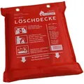 Produktbild: EXDINGER Löschdecke Feuerlöschdecke 160x180 cm gemäß DIN EN 1869:2001, 160x180 cm, (1-St), roter Aufbewahrungstasche rot 160 cm x 180 cm x 5 cm