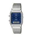 Produktbild: CASIO VINTAGE Chronograph AQ-230EM-2AEF, Quarzuhr, Armbanduhr, Damenuhr, Herrenuhr, Edelstahlarmband, analog