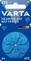 Produktbild: Varta Hearing Aid Hörgerätebatterien Batterien 675 PR 44 1,45 V 6er Blister