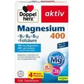 Produktbild: Doppelherz Magnesium 400+B1+B6+B12+Folsäure Tabl. 120 St