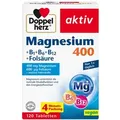 Produktbild: Doppelherz Magnesium 400 + B1 + B6 + B12 + Folsäure