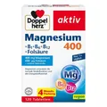 Produktbild: ✅ Doppelherz Magnesium 400 + B1 + B6 + B12 + Folsäure Tabletten 120 St 16350185