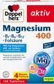 Produktbild: Doppelherz Magnesium 400 B1 B6 B12 Folsäure Tabletten Muskeln Energie 120 Stk