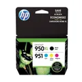 Produktbild: HP 950XL / 951 Tinten Sparset schwarz, cyan, magenta, gelb (4 Stück)