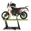 Produktbild: TRUTZHOLM Motorradhebebühne hydraulisch 450 kg Motorradrampe Hebebühne Heber Montagebühne für Motorrad Moped (Grün, XL-Breite 55 cm)