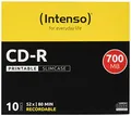Produktbild: Intenso CD-R Printable Rohlinge, 700MB, 10 Stück