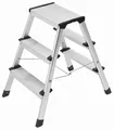 Produktbild: Alu-trittleiter d60 2x3 stufen 2 x 3 260cm Tritt 150,00kg 44,00cm
