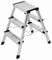 Produktbild: Hailo D60 StandardLine Klapptritt 2x3 Stufen Tritt Leiter Hocker Aluminium Alu