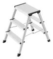 Produktbild: Hailo D60 StandardLine, Aluminium-Trittleiter, 2x3 Stufen