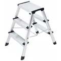 Produktbild: Hailo Alu-Klapptritt L90 Step-ke 2x3 Alu-Stufen Haushaltsleiter Nr. 4443-701