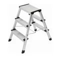 Produktbild: Hailo Klapptritt Stufen 3 Plattform-H.600mm Alu.m.Anti-Rutsch-Riffelung 4443701