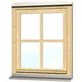Produktbild: Skan Holz Einzelfenster Rahmenaußenmaß 69,1 x 82,1 cm Natur