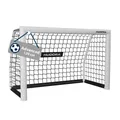 Produktbild: Hudora Fussballtor Advanced 120 (hochwertig, langlebig, einfacher Aufbau) weiss - 120x80x60cm