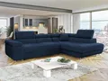 Produktbild: MIRJAN24 Ecksofa Torezio, mit Bettkasten und Schlaffunktion, Einstellbare Kopfstützen, 274x203x70-90 cm