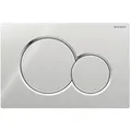Produktbild: Geberit Betätigungsplatte Sigma 01 Round 115770215 hochglanz-verchromt, für 2-Mengen-Spülung