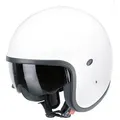 Produktbild: Redbike Motorradhelm RB-771 Jethelm, integriertes Sonnenvisier weiß XS (53/54)
