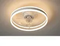 Produktbild: Deckenventilator mit LED Beleuchtung Deckenlampe Ventilator D3305 Ø 50cm 96W mit Fernbedienung Lichtfarbe/Helligkeit einstellbar dimmbar LED Deckenleuchte fan ceiling light (D3305)