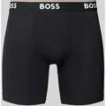 Produktbild: BOSS Boxershorts mit elastischem Logo-Bund im 3er-Pack in Black, Größe M