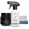 Produktbild: Lederreiniger 250 ml & Leder Reparatur Set Schwarz 300 ml  Lederpflege Auto  ...