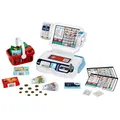 Produktbild: Theo Klein 7265 Selbstbedienungskasse I Scanner mit Licht & Sound I Display für 3 Themen I Warenkorb, Spielgeld, u.v.m. I Spielzeug für Kinder ab 3 Jahren