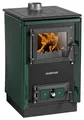 Produktbild: Justus Festbrennstoffherd Rustico-50 2.0 Grün 7kW