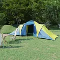 Produktbild: Campingzelt 6 Personen Blau und Gelb