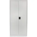 Produktbild: Rikta Metallschrank 2-türig (B x T x H) 80 x 40 x 168 cm RAL 7035 Lichtgrau