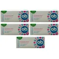Produktbild: o.b. SUPER PLUS 5 x 32 Stück o.b. Original - 100% pflanzlich Tampon parfümfrei
