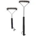 Produktbild: Original BBQ Collection 3-seitige Edelstahl Grillbürste 2er Set | Perfekt für alle gängigen Grills