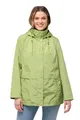 Produktbild: Ulla Popken Damen große Größen Übergrößen Plus Size HYPRAR Windbreaker-Jacke, wasserabweisend, Kapuze limettengrün 46+ 825242403-46+