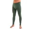 Produktbild: HERMKO Lange Unterhose 3540 mit Eingriff,100 % Bio-Baumwolle, Weichbund, elast. Beinabschlüsse grün D 8 = EU XXL