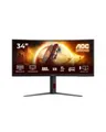 Produktbild: AOC G4 CU34G4 86,4 cm 34 Zoll 3440 x 1440 Pixel Wide Quad HD LED 1 ms Schwarz/Rot (CU34G4)