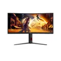 Produktbild: AOC CU34G4 Gaming Monitor 3440x1440 180 Hz 34 Zoll Curved Schwarz Rot