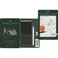 Produktbild: Faber-Castell Graphitstifte 115220, Pitt Matt Set, mit Zubehör, 8 Stück