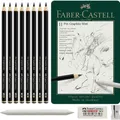 Produktbild: FABER-CASTELL Graphitstifte HB, 2B, 4B, 6B, 8B, 10B, 12B, 14B schwarz 1 Set