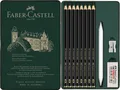 Produktbild: Faber-Castell Pitt Graphite Matt Set 8 Bleistifte + Zubehör in Metallbox