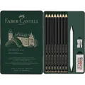 Produktbild: FABER-CASTELL Pitt Graphite Matt Graphitstifte HB, 2B, 4B, 6B, 8B, 10B, 12B,...