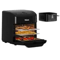 Produktbild: Tristar Mini Backofen & Heißluftfritteuse, 2-in-1-Airfryer, BPA-frei, 12 L, 12 Programme, Sichtfenster, 1800 W, FR-9065