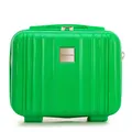 Produktbild: WITTCHEN ULTIMO Line | 27x32x17 cm | Kosmetikkoffer Hartschalenkoffer | Free on Board | Reisegepäck Polycarbonat Griff Gummiband Wasserdicht | Grün